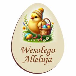 Magnes Wielkanocny Jajko Kurczaczek Wesołego...