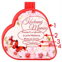 Personalizowany wazon na Dzień Mamy z dedykacją...