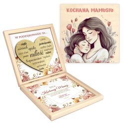 Prezent na Dzień Mamy z sercem i personalizacją