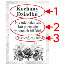 Personalizowany ekskluzywny szklany znicz z...