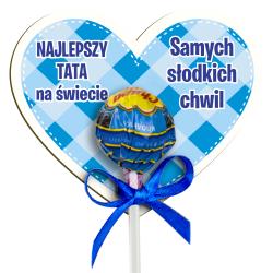 Nakładka na lizaka Dzień Ojca Najlepszy Tata na...