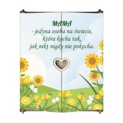 Pudełko na drewniane puzzle misie z okazji Dnia...