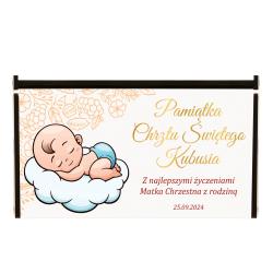 Personalizowane pudełko na pieniądze na Chrzest...