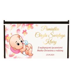 Personalizowane pudełko na pieniądze na chrzest...