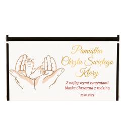 Personalizowane pudełko na pieniądze na chrzest...