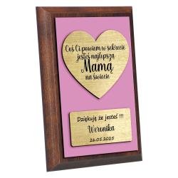 Prezent na Dzień Matki ramka dedykacja...