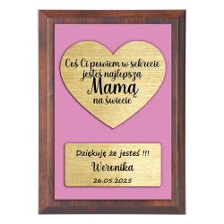 Prezent na Dzień Matki ramka dedykacja...