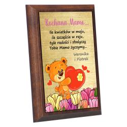 Prezent na Dzień Matki ramka dedykacja...