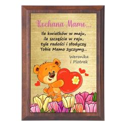 Prezent na Dzień Matki ramka dedykacja...