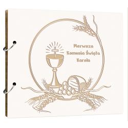 Album na zdjęcia Pierwsza Komunia Święta grawer