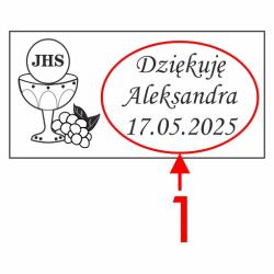 Miód w słoiczku podziękowanie dla gości z...