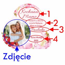 Personalizowany wazon na Dzień Mamy z dedykacją...