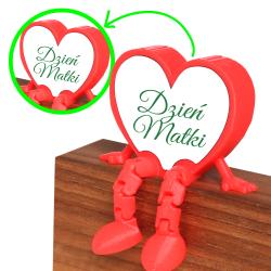 2 szt serca figurki prezent na Dzień Matki 26 maja