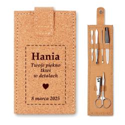 Zestaw do manicure z personalizacją prezent na...