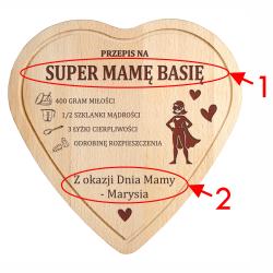 Deska do krojenia prezent dla kobiety na Dzień...