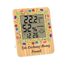 Stacja pogodowa z personalizacją mamy prezent z...