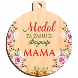Drewniany medal na Dzień Mamy – prezent z...