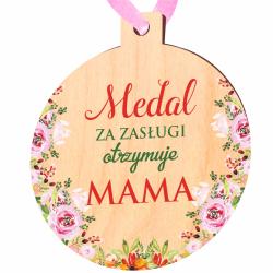 Drewniany medal na Dzień Mamy – prezent z...
