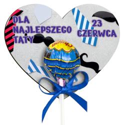 Nakładka na lizaka Dzień Ojca Najlepszy Tata na...
