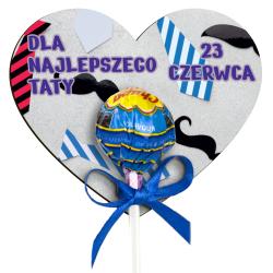 Nakładka na lizaka Dzień Ojca Najlepszy Tata na...