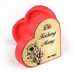 Pudełko serce na drobiazgi Dzień Mamy prezent...