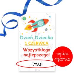 Bilecik do prezentu dla Dziecka- wpisz imię - z...