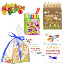 Zestaw prezentowy Dzień Dziecka kredki z...