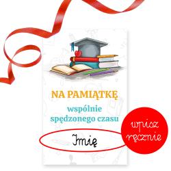 Bilecik do prezentu z imieniem na Zakończenie...