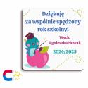 Magnes podziękowanie dla ucznia na zakończenie roku szkolnego