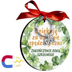 Magnes i brelok słonik na zakończenie roku...