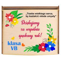 Prezent Dzień Nauczyciela pudełko herbaciarka z...