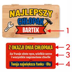 Zestaw narzędzi 21 elementów prezent na Dzień...