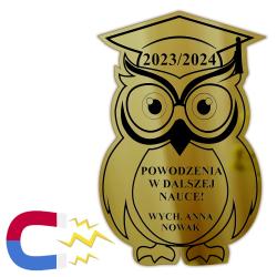 Sowa lustrzana na zakończenie roku z własnym...