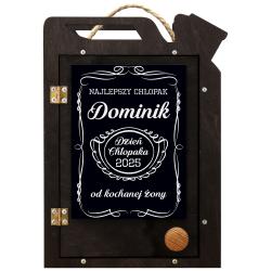 Kanister barek na Jack Daniel's z dedykacją na...