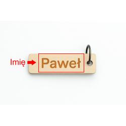Brelok z imieniem na Dzień Chłopaka