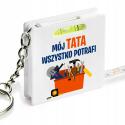 Brelok miara poziomica dla taty personalizowany prezent na Dzień Ojca brelok z nadrukiem dla majsterkowicza