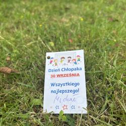 Bilecik do prezentu na Dzień Chłopaka - wpisz imię