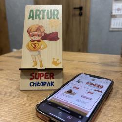 Podstawka na telefon SUPER CHŁOPAKA upominek na...