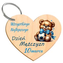 Brelok miś z imieniem prezent na Dzień...