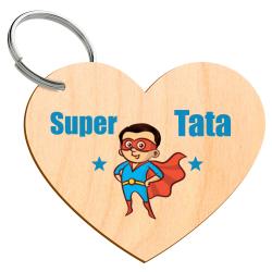 Prezent na Dzień Taty brelok super tata