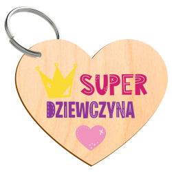 Brelok z dedykacją upominek na Dzień Dziewczyny...