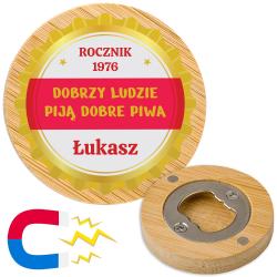 Otwieracz do piwa z magnesem prezent urodzinowy...