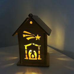Lampion adwentowy na roraty drewniana dekoracja...