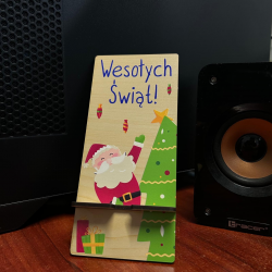 Podstawka pod telefon na mikołajki święta z...