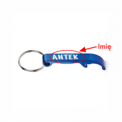Brelok otwieracz z imieniem prezent na Dzień...