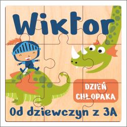 Puzzle drewniane personalizowane z imieniem na...