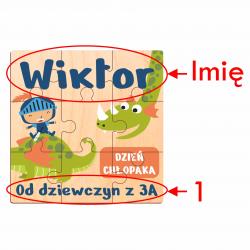 Puzzle drewniane personalizowane z imieniem na...