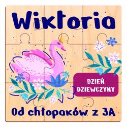 Puzzle drewniane personalizowane z imieniem na...