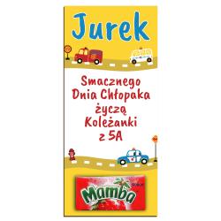 Zakładka z Mambą i imieniem prezent na Dzień...