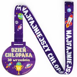 Medal na smyczy kolorowy prezent szkolny na...